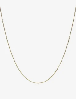 60 cm chain 18k gold plated silver - Kedjehalsband