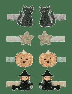 8 Hair Clips - Mini Halloween - Hårklämmor