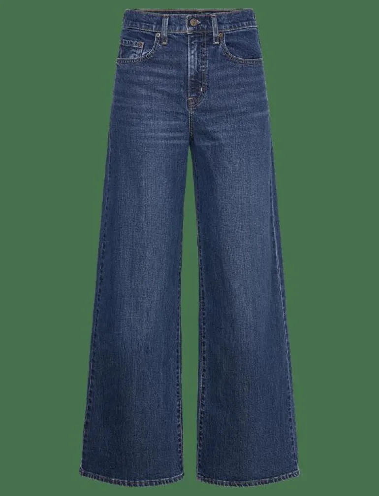 728 HR WIDE LEG WOODSTOCK WIDE - Vida byxor