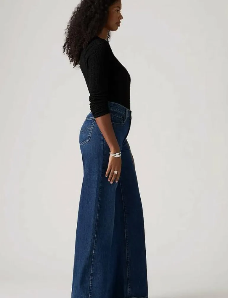 728 HR WIDE LEG WOODSTOCK WIDE - Vida byxor