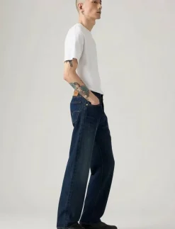 555™ RELAXED STRAIGHT DARK INDIGO - WORN IN - Regular jeans