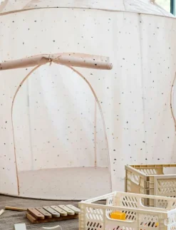 3 Sprouts Play tent, Terrazzo Almond - Lektält