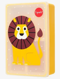 3 Sprouts Silicone Bento Food Box, Lion/Yellow - Lunchlådor