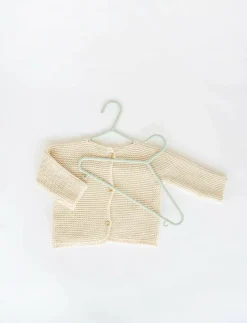 3 Sprouts Wheat straw hanger (Set of 15), Green - Krokar och galgar
