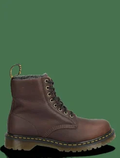 1460 WL DARK BROWN GRIZZLY - Kängor