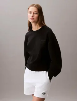 A- LOGO EMB FRENCH TERRY CREWNEC - Sweatshirts