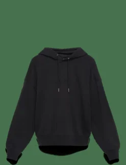 A- Logo Emb French Terry PO Hood - Huvtröjor