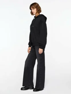 A- Logo Emb French Terry PO Hood - Huvtröjor