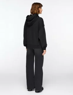 A- Logo Emb French Terry PO Hood - Huvtröjor