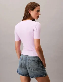 A- Modal Rib Tee (essential) - T-shirts
