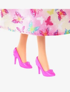 A Touch of Magic Royal Doll, Pink & Blonde Hair, Butterfly-Print Skirt - Dockor