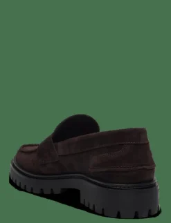 Aaron Penny Loafer - Brown Suede - Loafers