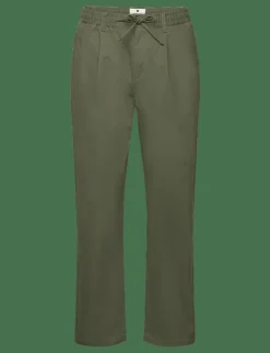 AKJAN COTTON PLEAT ELA PANTS - Casual byxor