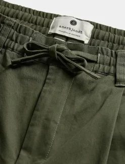AKJAN COTTON PLEAT ELA PANTS - Casual byxor