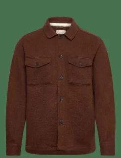 AKOSCAR BOILED WOOL OVERSHIRT - Jackor & rockar