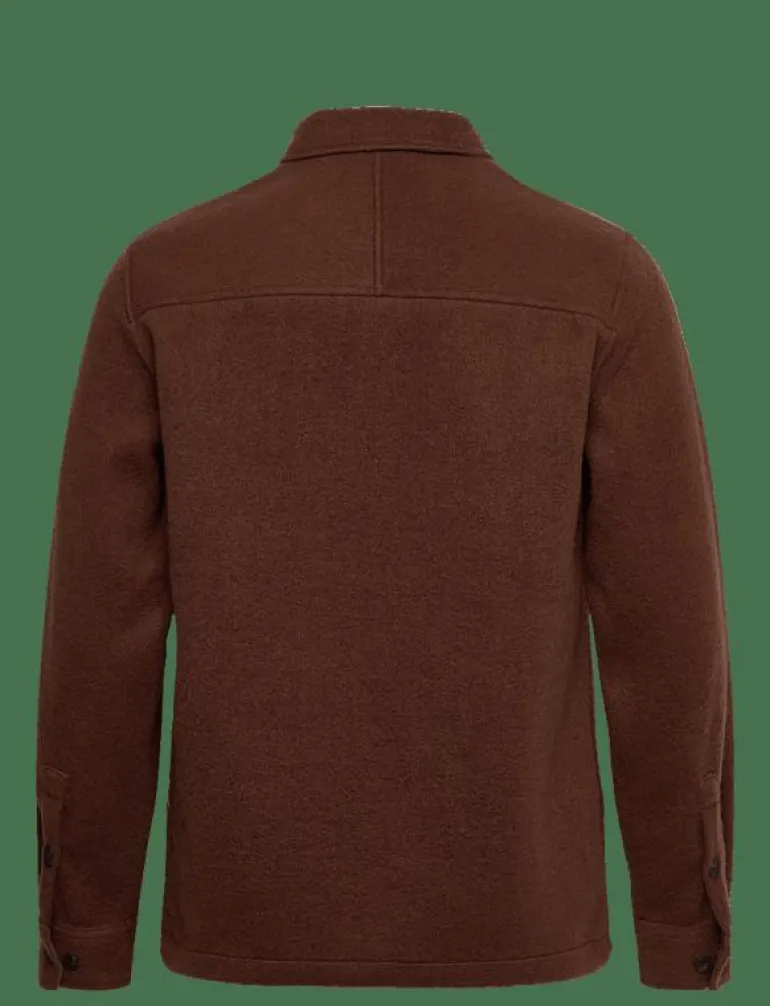 AKOSCAR BOILED WOOL OVERSHIRT - Jackor & rockar