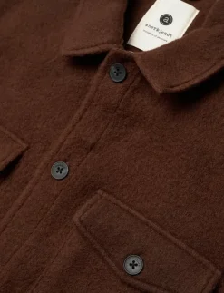 AKOSCAR BOILED WOOL OVERSHIRT - Jackor & rockar