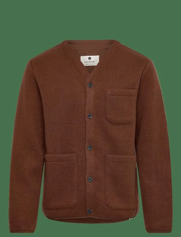 AKSIGURD BOILED WOOL OVERSHIRT - Koftor