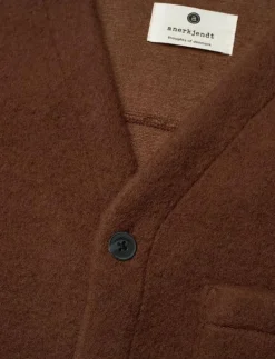 AKSIGURD BOILED WOOL OVERSHIRT - Koftor