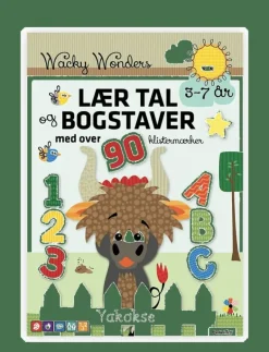 Aktivitetsbog - Lærerige Sjove Aktiviteter med Wacky Wonders Bondegårdsdyr (DK) - Pedagogisk barnbok
