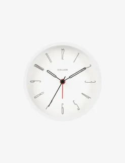 Alarm clock Belle Numbers iron white - Väckarklockor