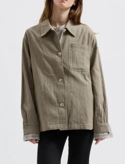 Ally Linen Brown - Overshirts