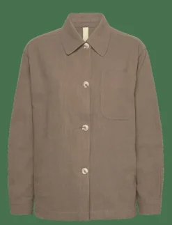 Ally Linen Brown - Overshirts