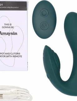 Amaysin G-spot and Clitoris Vibrator with Remote - Beauty