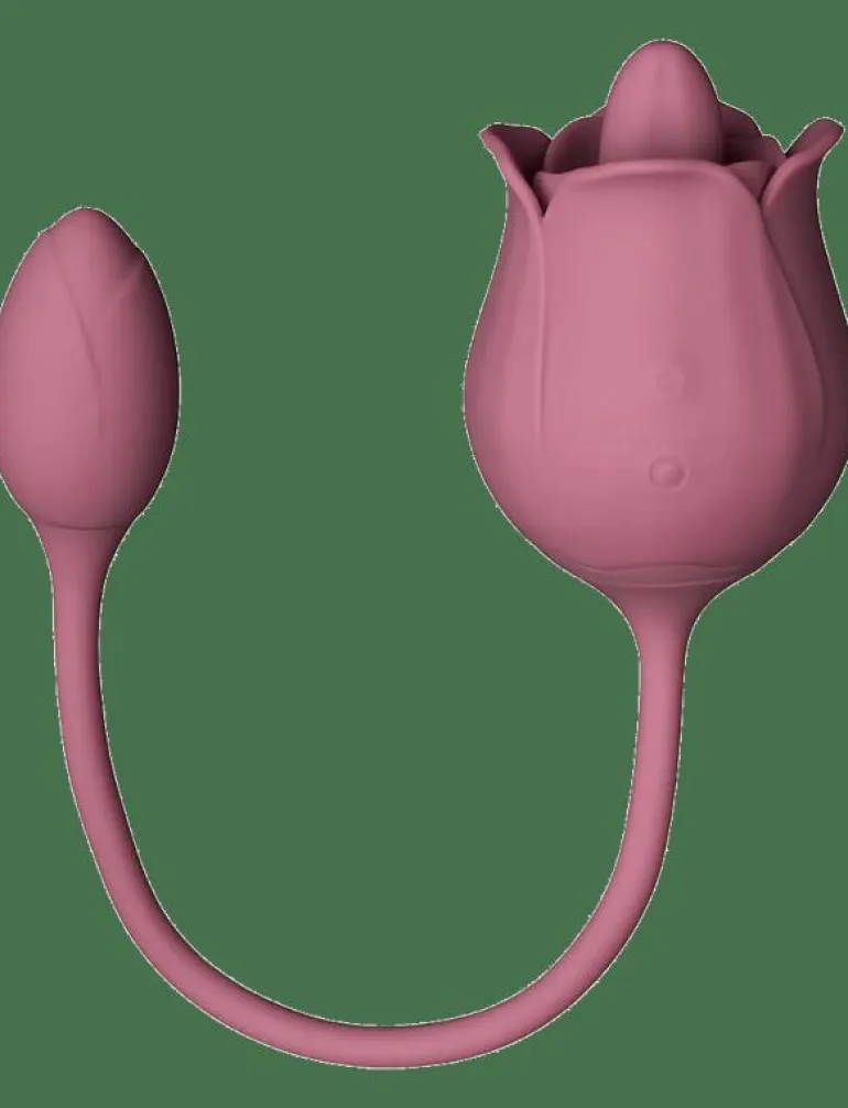 Amaysin Licking Rose and Egg Vibrator - Beauty