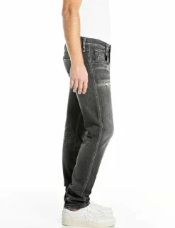 ANBASS Trousers SLIM AGED - Slim jeans