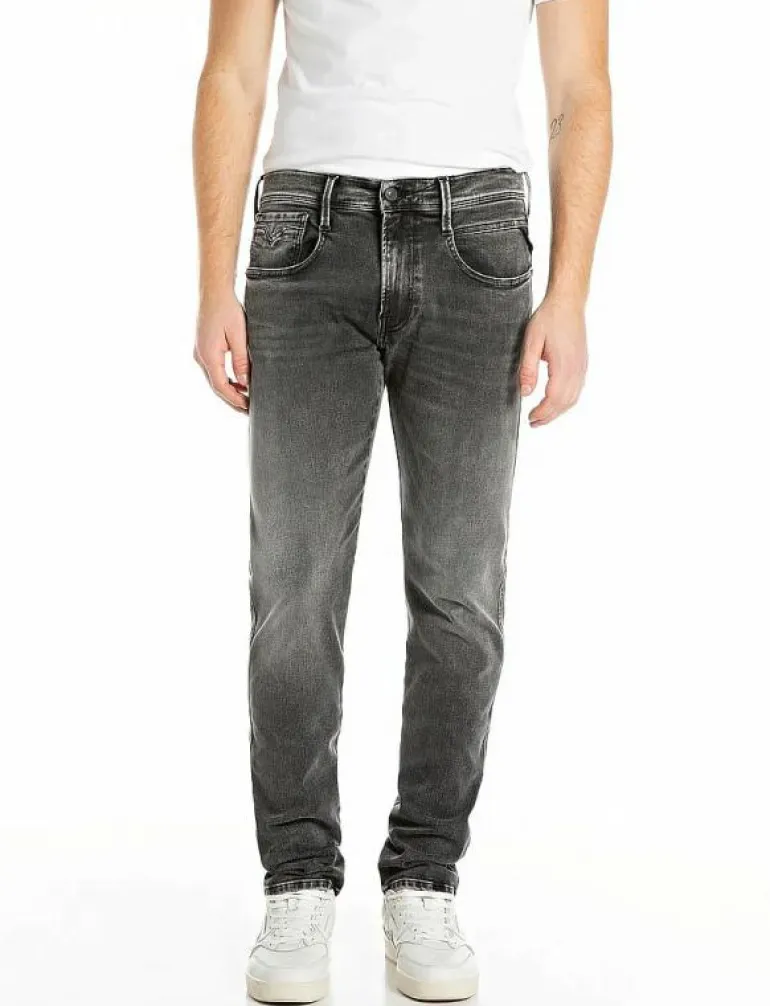 ANBASS Trousers SLIM HYPERFLEX ORIGINAL - Regular jeans