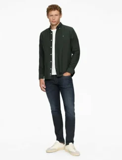 ANBASS Trousers SLIM Hyperflex Dust - Slim jeans