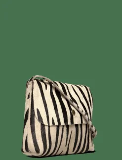 Animal print leather bag - Axelremsväska