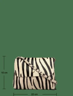 Animal print leather bag - Axelremsväska