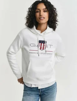 ARCHIVE SHIELD HOODIE - Huvtröjor