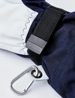 Army Leather Heli Ski - 5 finger Black - Fingervantar