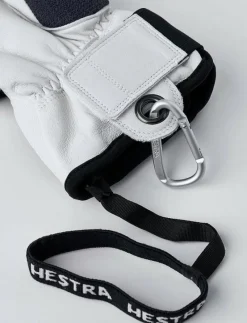 Army Leather Patrol - 5 finger Black - Fingervantar