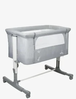 Asalvo Bedside Crib Mini Calm, Grey - Spjälsängar