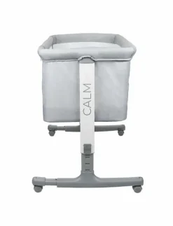 Asalvo Bedside Crib Mini Calm, Grey - Spjälsängar
