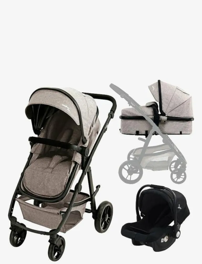 Asalvo Convertible TWO + 2, Beige - Barnvagnar