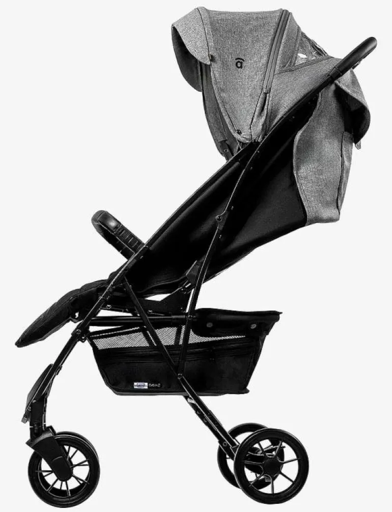 Asalvo Pushchair Cotton 2, Grey - Barnvagnar