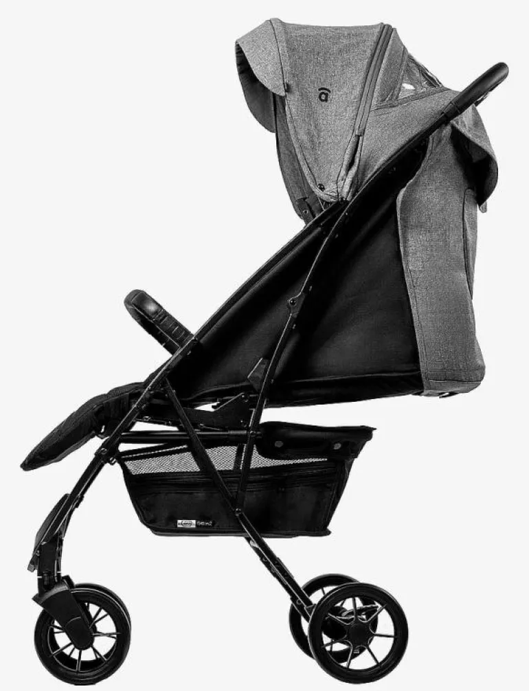 Asalvo Pushchair Cotton 2, Grey - Barnvagnar