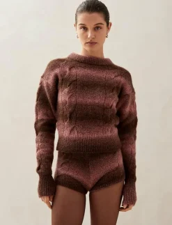 Aspen Pink Sweater - Stickat