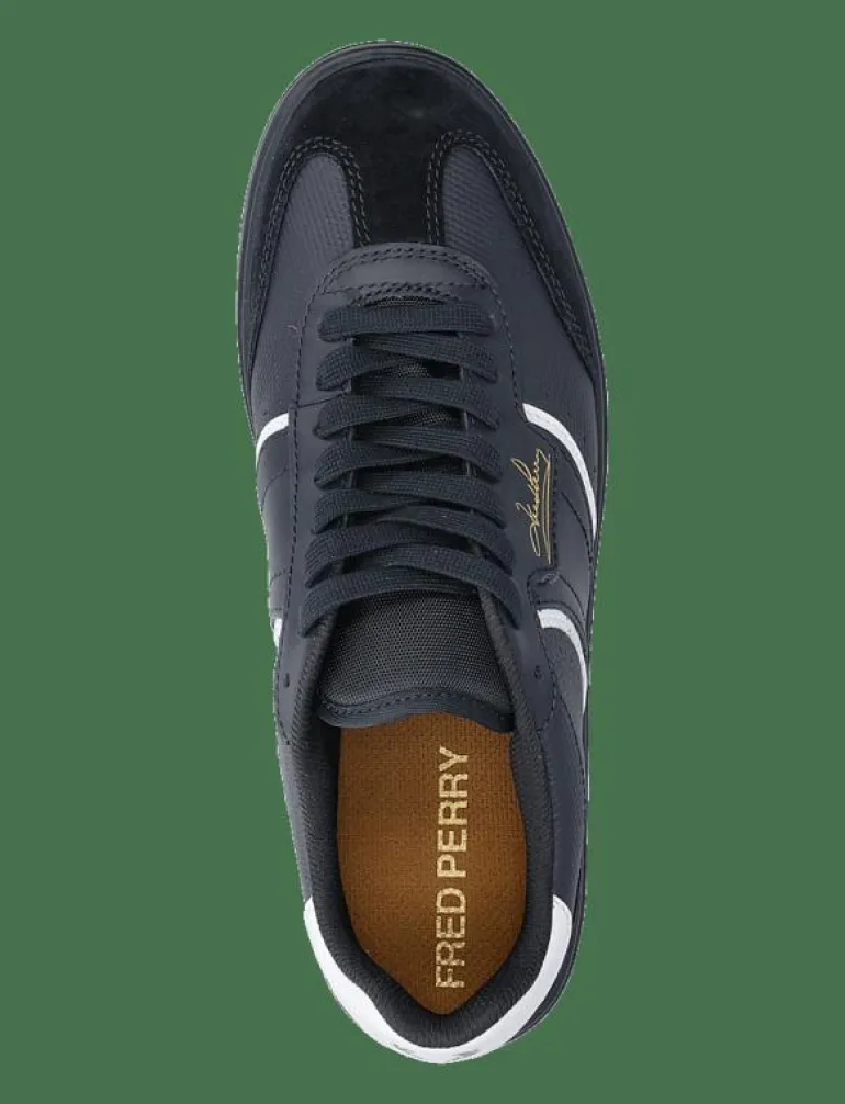 B4 EMBOSSED LTHR / SUEDE - Låga sneakers