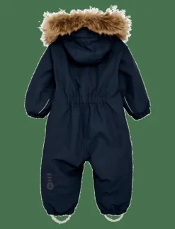 Baby Coverall W. Fake Fur - Overaller