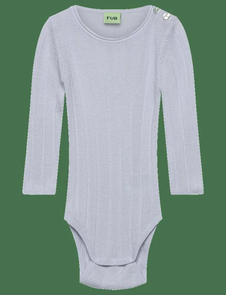 Baby Rib Body - Långärmad body