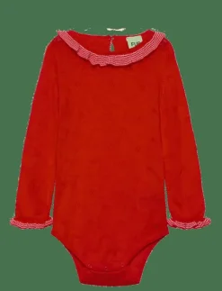Baby Ruffle Body - Långärmad body