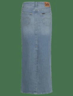 BACK SLIT MAXI SKIRT - Maxikjolar