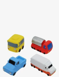 Badleksaker, Bilar, 4-pack - Badleksaker