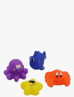 Badleksaker, Sjödjur, 4-pack - Badleksaker